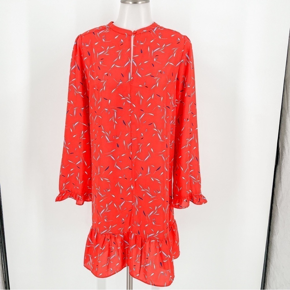 Banana Republic Ruffle-Hem Swing Shift Dress